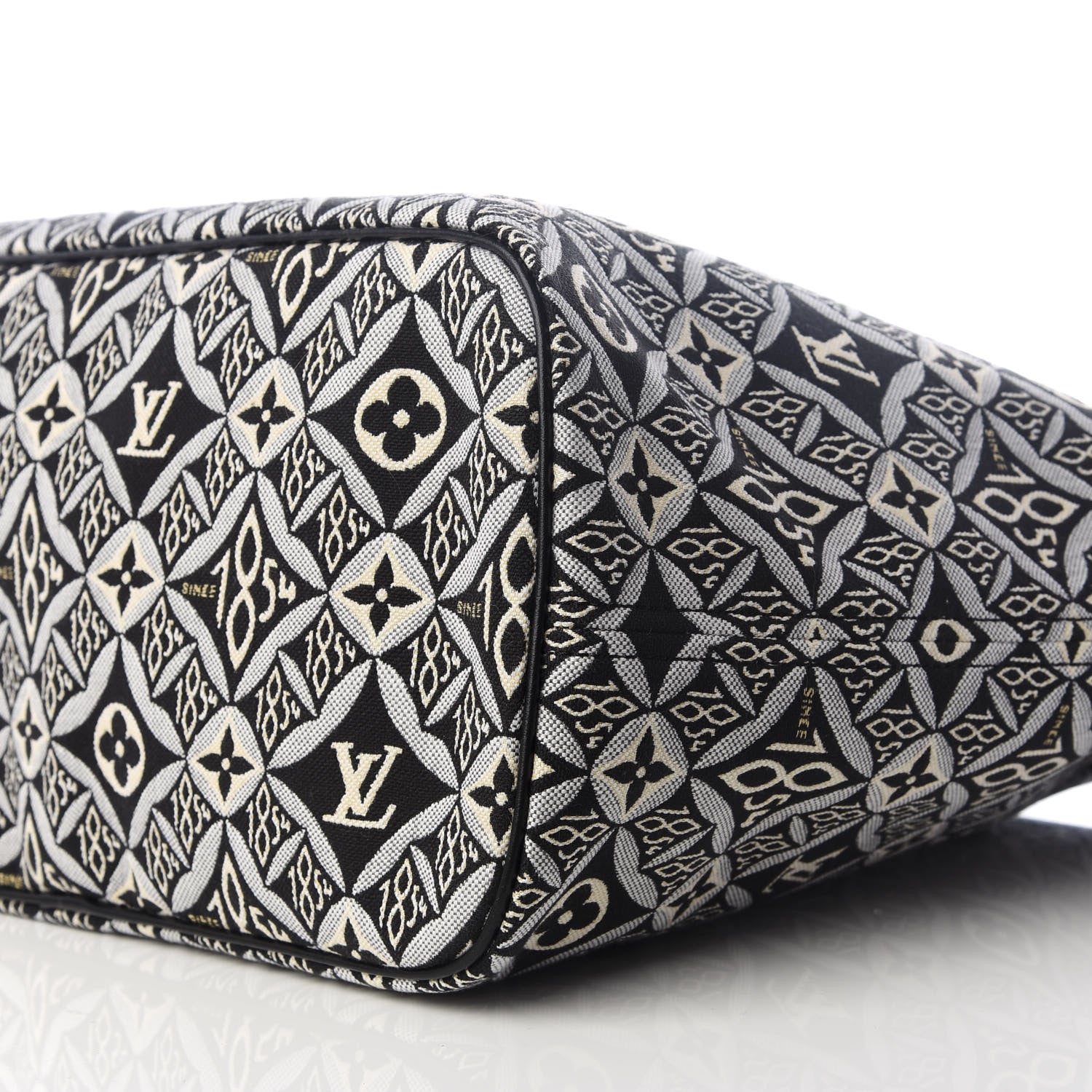 Louis Vuitton Jacquard Since 1854 Neverfull MM Grey 6 of 8