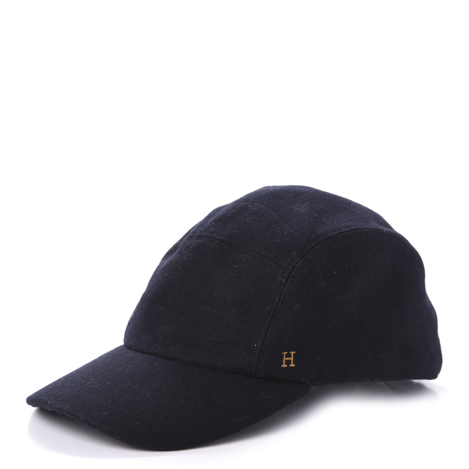 Hermes Cashmere Cap 59 Black 1 of 8