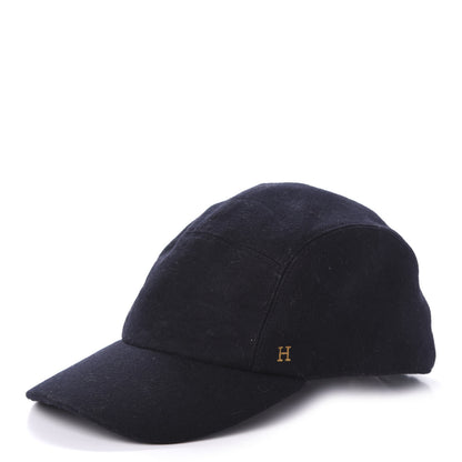 Hermes Cashmere Cap 59 Black 1 of 8