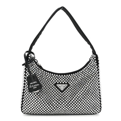 Prada Satin Crystal Mini Re-Edition 2000 Bag Cristal 1 of 11