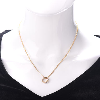 Cartier 18K Pink Yellow White Gold Trinity Pendant Necklace 2 of 4