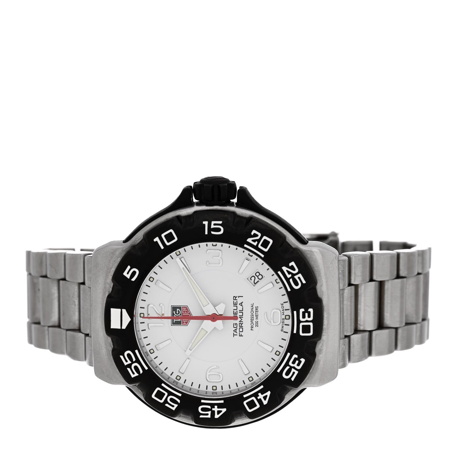 Tag Heuer Stainless Steel 41mm Formula 1 Quartz Watch White WAC1111-0 2 of 4