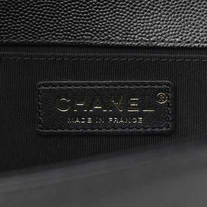 Chanel Caviar Quilted Medium Boy Flap Black 5 of 10