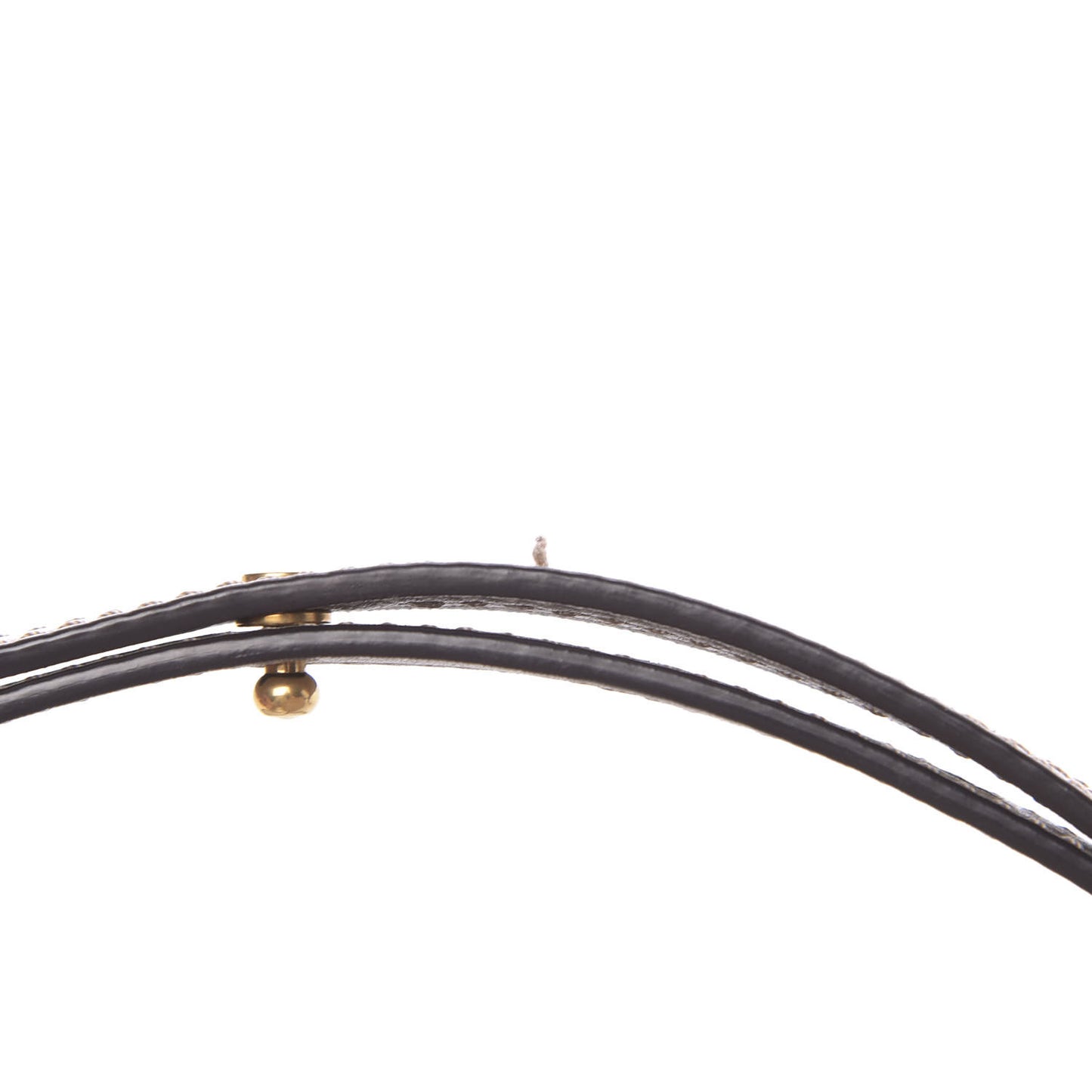 Calfskin Suede Small Nile Bracelet Bag Motty Grey