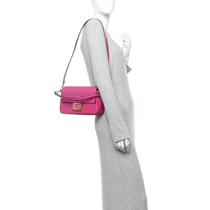 Fendi Ostrich Baguette Ciclamino Pilar 2 of 9