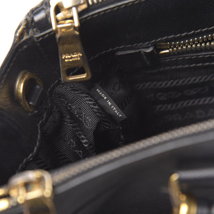 Prada Saffiano Medium Galleria Double Zip Tote Black 6 of 15