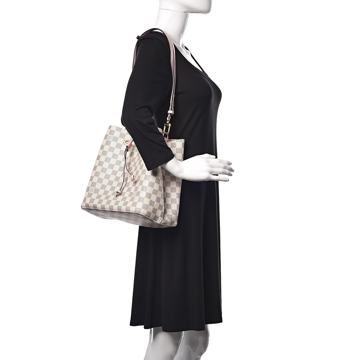 Damier Azur Neonoe MM Eau De Rose