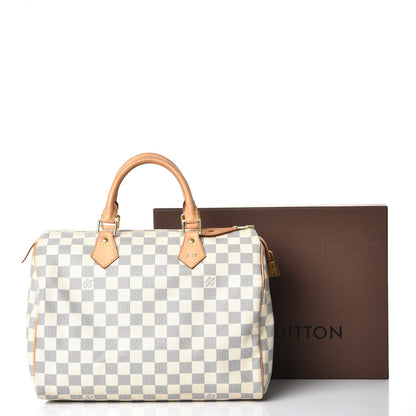 Louis Vuitton Damier Azur Speedy 30 11 of 11