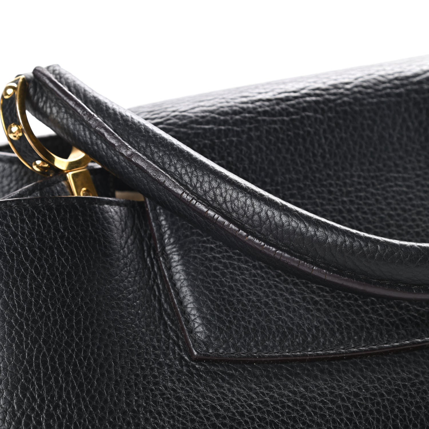 Louis Vuitton Taurillon Capucines MM Cobalt Fuchsia 15 of 17