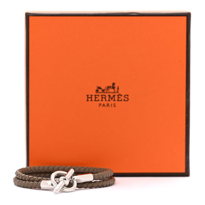 Hermes Swift Glenan Double Tour Bracelet Etoupe 6 of 6