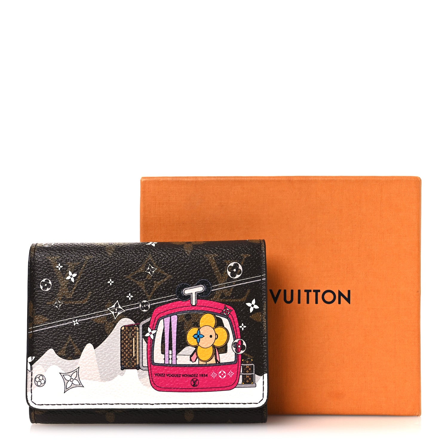 Louis Vuitton Monogram 2019 Christmas Animation Victorine Wallet Fuchsia 7 of 7