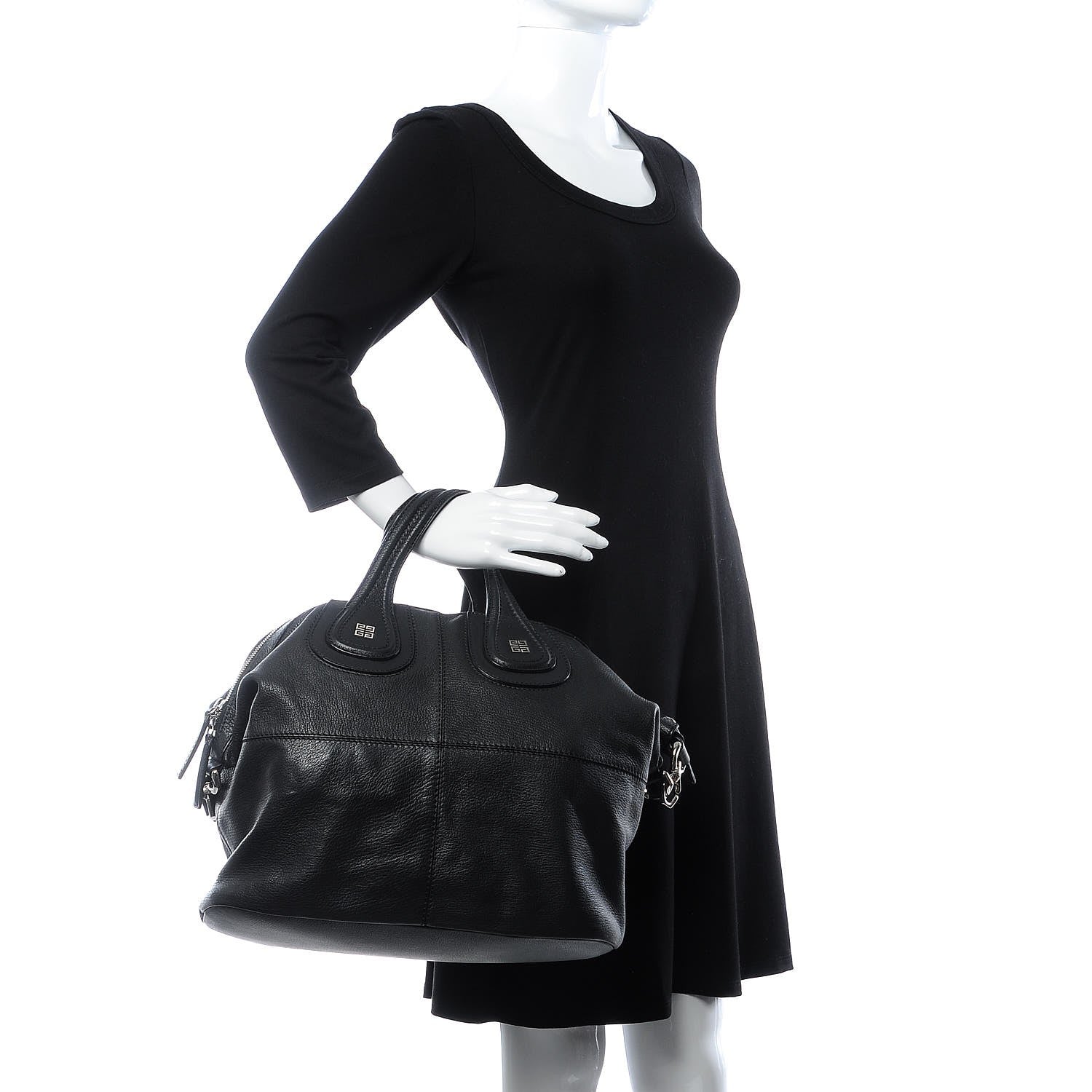 Givenchy Sugar Goatskin Medium Nightingale Black 2 of 8