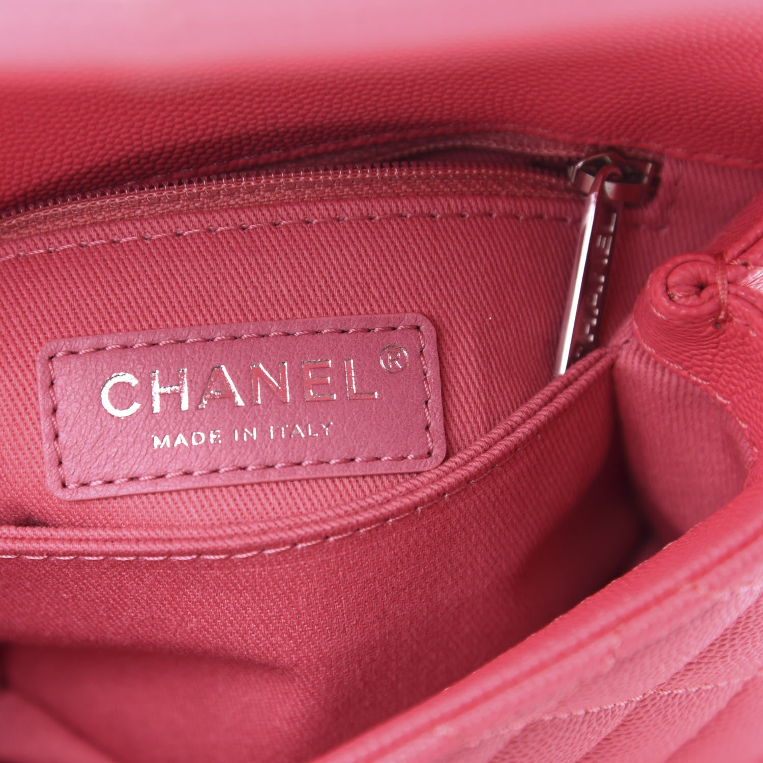 Chanel Caviar Quilted Incognito Extra Mini Coco Handle Flap Pink 8 of 11