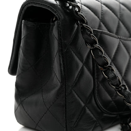 Chanel Lambskin Quilted Mini Rectangular Flap So Black 14 of 14