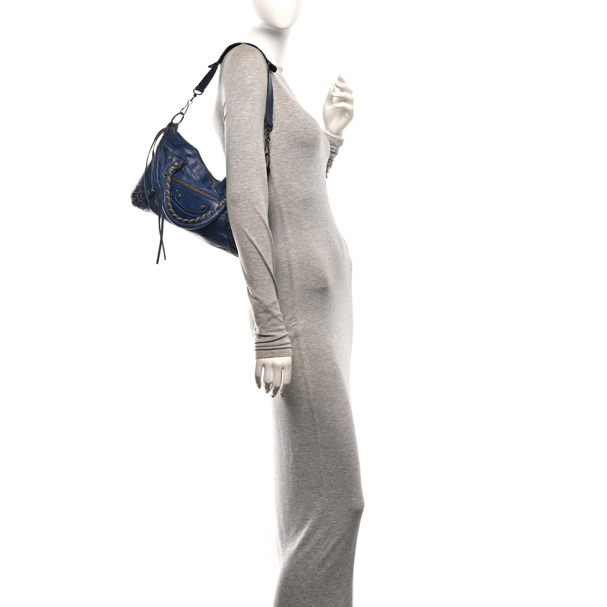 Chevre Classic Hardware First Indigo