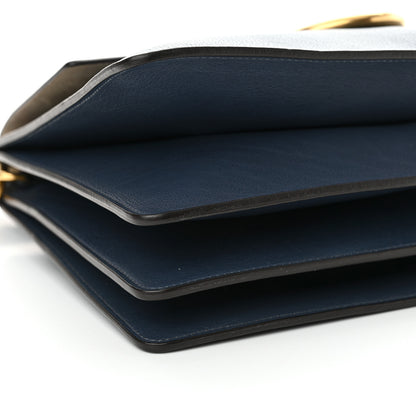 Chloe Goatskin Medium Faye Shoulder Bag Denim Blue 8 of 10