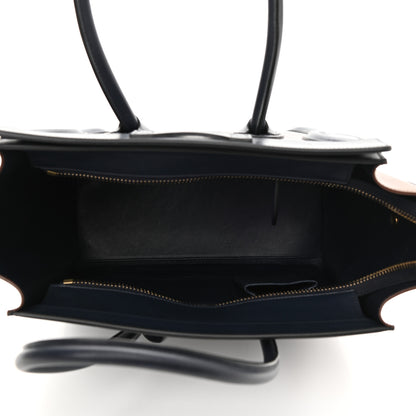 Celine Smooth Calfskin Micro Tri-Color Luggage Black 4 of 7