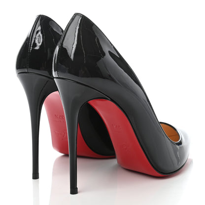 Christian Louboutin Patent Pigalle Follies 100 Pumps 37.5 Black 4 of 7