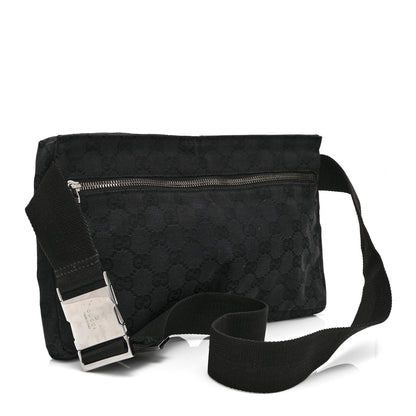 Gucci GG Monogram Double Pocket Belt Bag Black 3 of 10