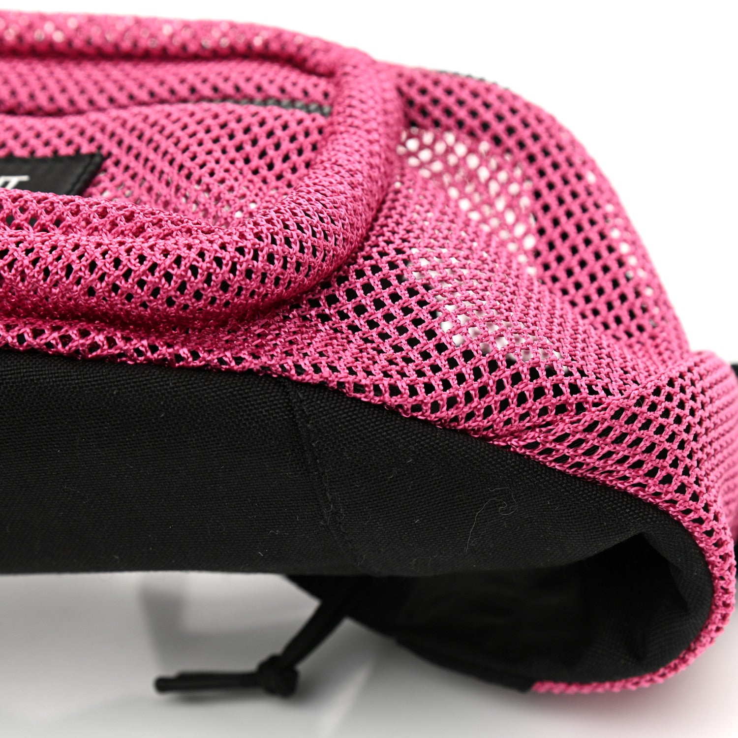 Saint Laurent Nylon Mesh SLP Belt Bag Fuchsia 8 of 8
