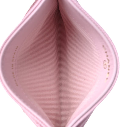 Chanel Caviar Quilted Card Holder Light Pink 5 of 9