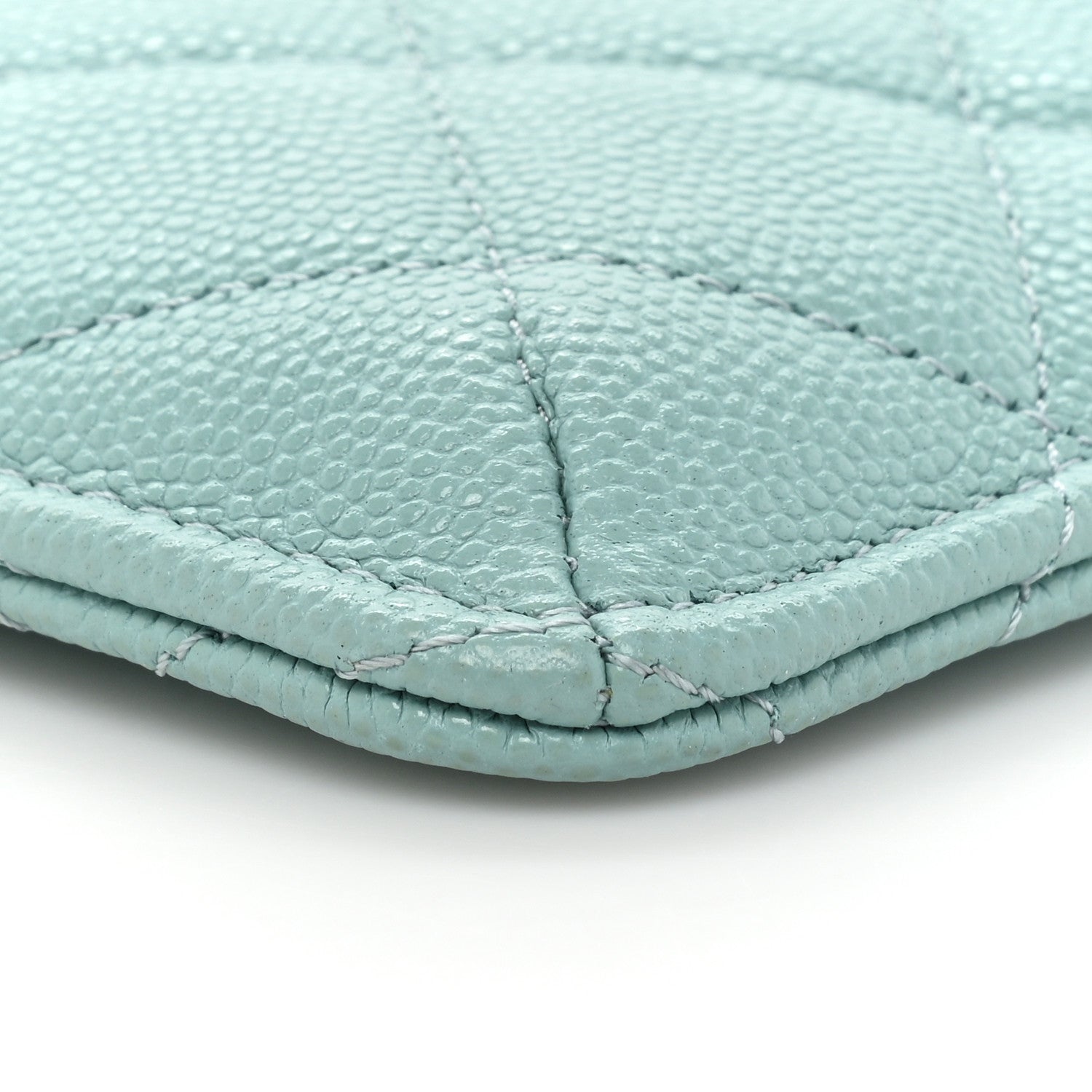 Chanel Caviar Quilted Classic iPhone Pouch Blue 10 of 12