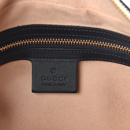 Gucci Suede Patent Web Small Ophidia Shoulder Bag Blue Black 5 of 8