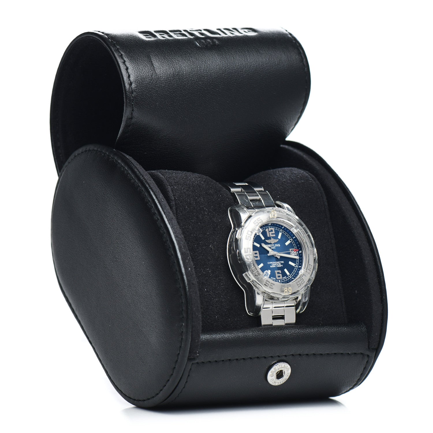 Breitling Stainless Steel 33mm Colt Ocean Chronometer Quartz Watch Blue A77387 5 of 5