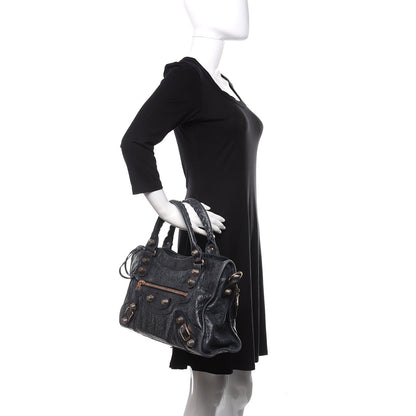 Balenciaga Agneau Giant 21 Rose Gold Hardware City Dark Night 2 of 10