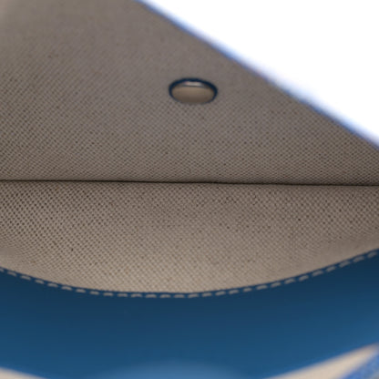 Goyard Goyardine Plumet Wallet Clutch Sky Blue 5 of 10