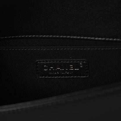 Chanel Lambskin Quilted Medium Boy Flap Black 6 of 7