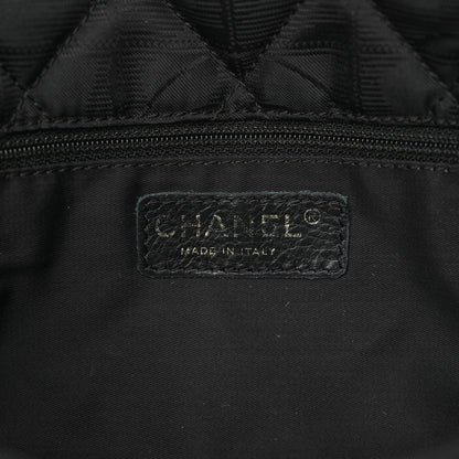 Chanel Nylon Quilted Travel Flap Black 6 of 10