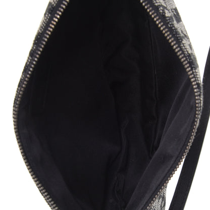 Christian Dior Monogram Mini Saddle Pochette Navy 4 of 4