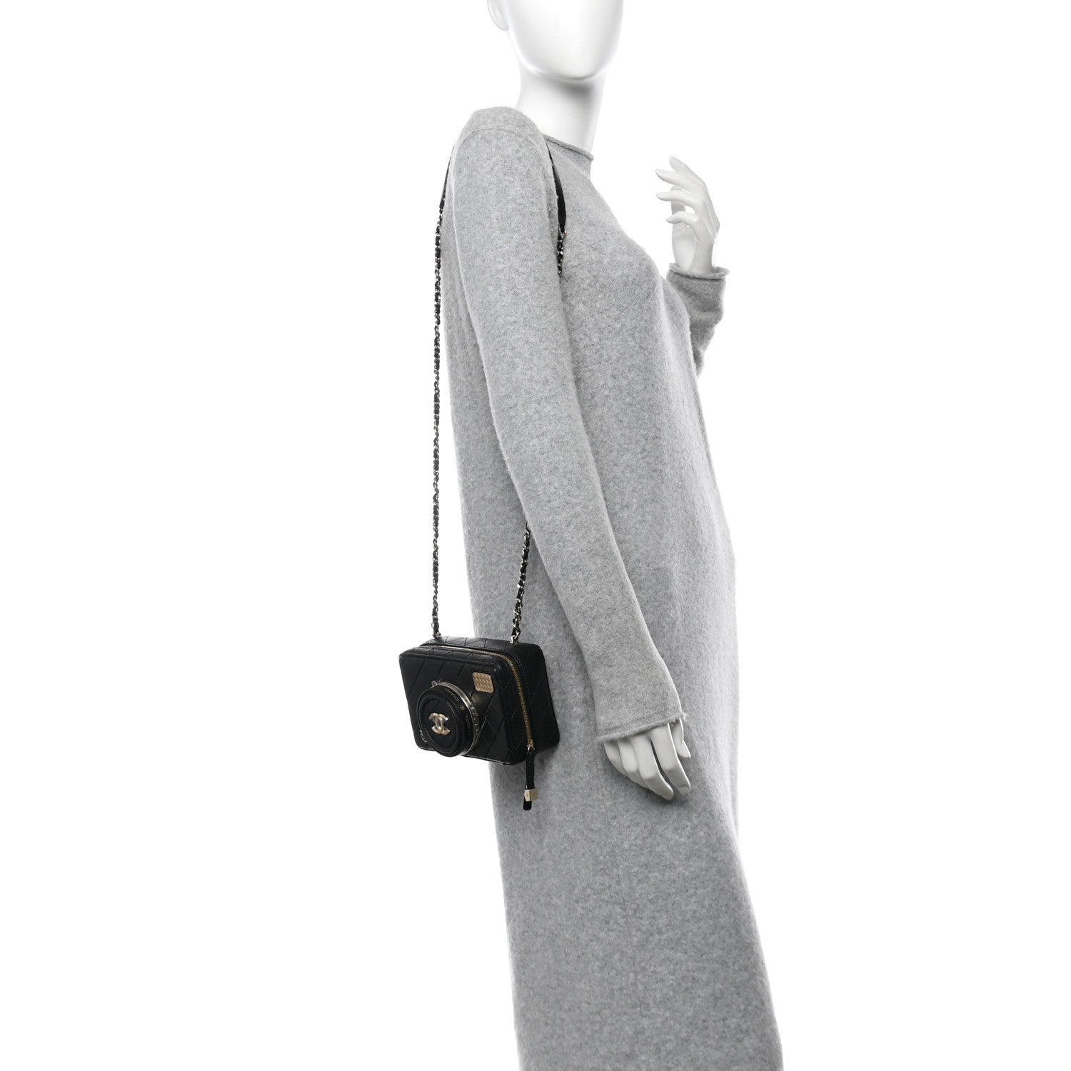 Chanel Lambskin Quilted Coco Click Bag Black 2 of 14