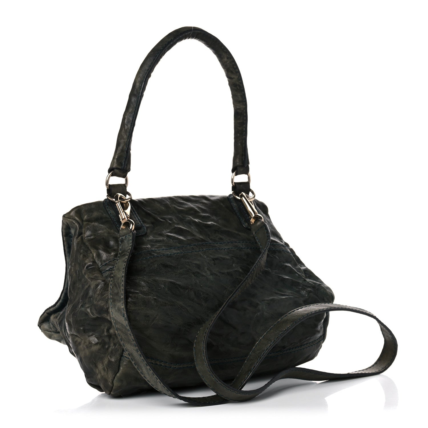 Givenchy Tumbled Sheepskin Small Pandora Navy 3 of 13