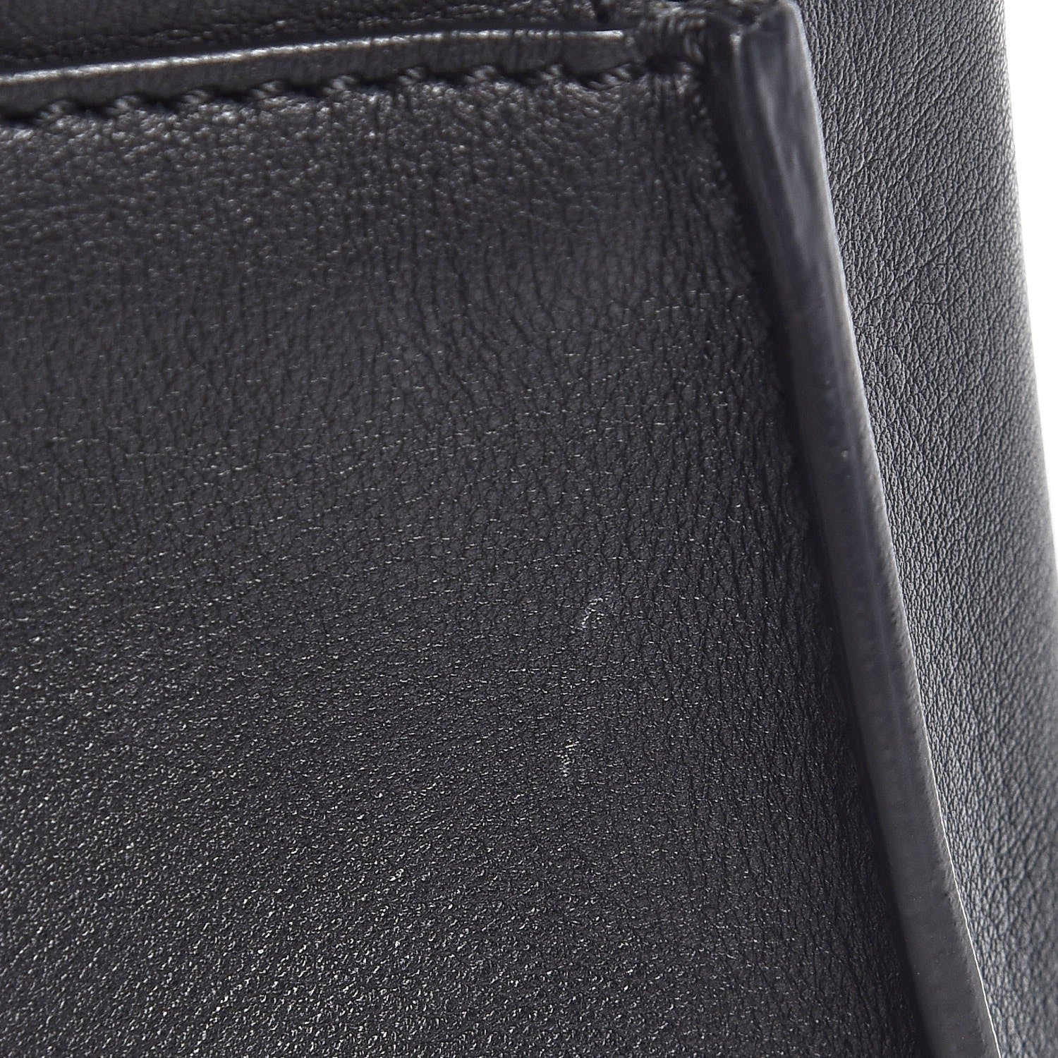 Fendi Vitello Seta Shiny Nappa Medium Peekaboo Iconic Satchel Black 8 of 9