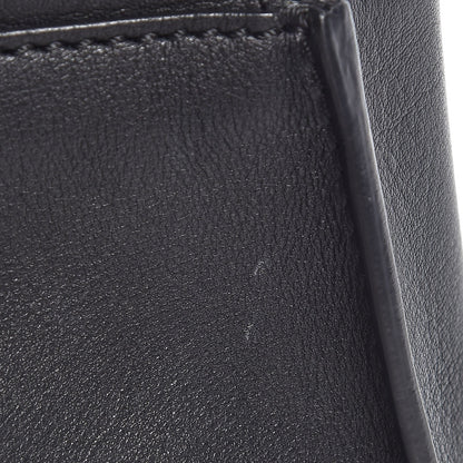 Fendi Vitello Seta Shiny Nappa Medium Peekaboo Iconic Satchel Black 8 of 9