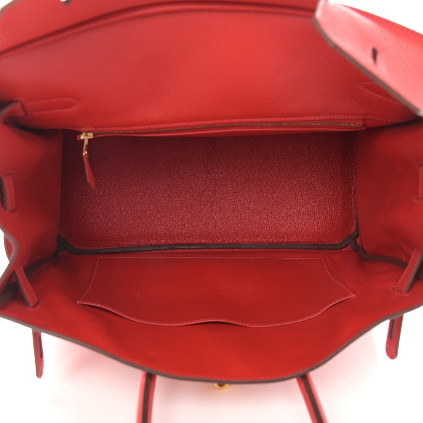 Togo Birkin 35 Rouge Casaque