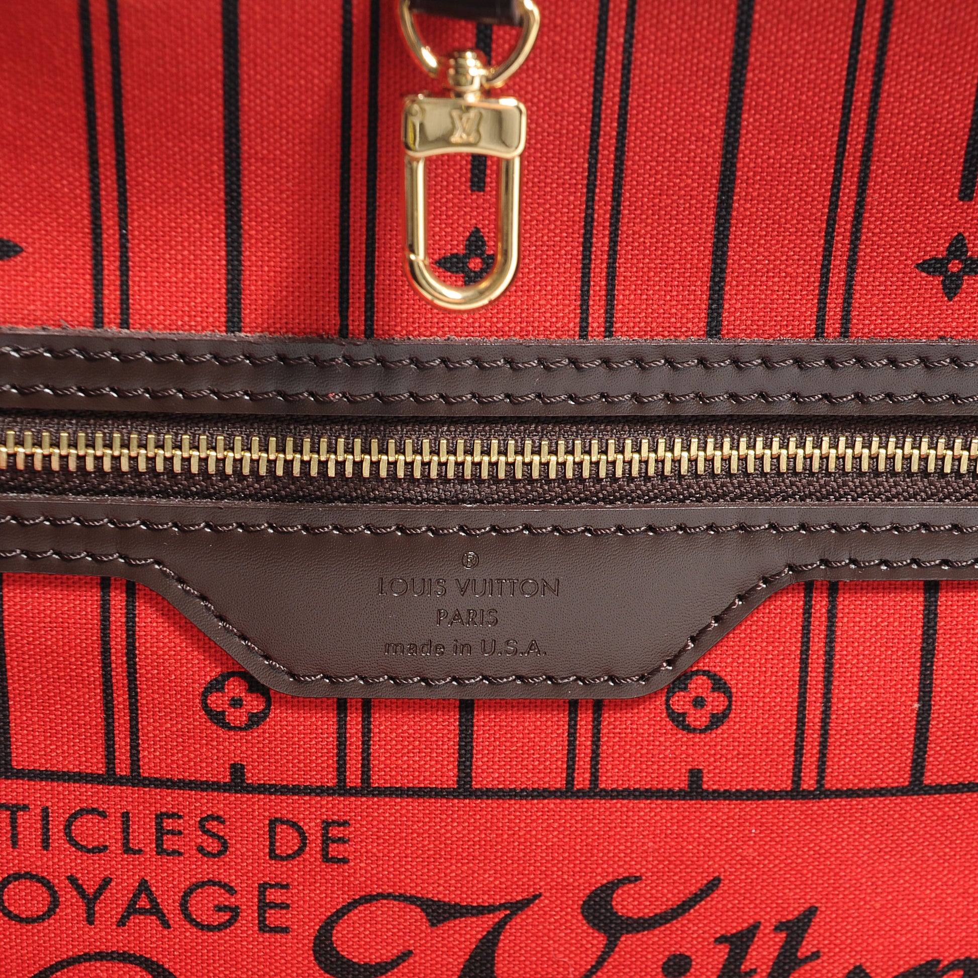 Louis Vuitton Damier Ebene Neverfull MM 5 of 8