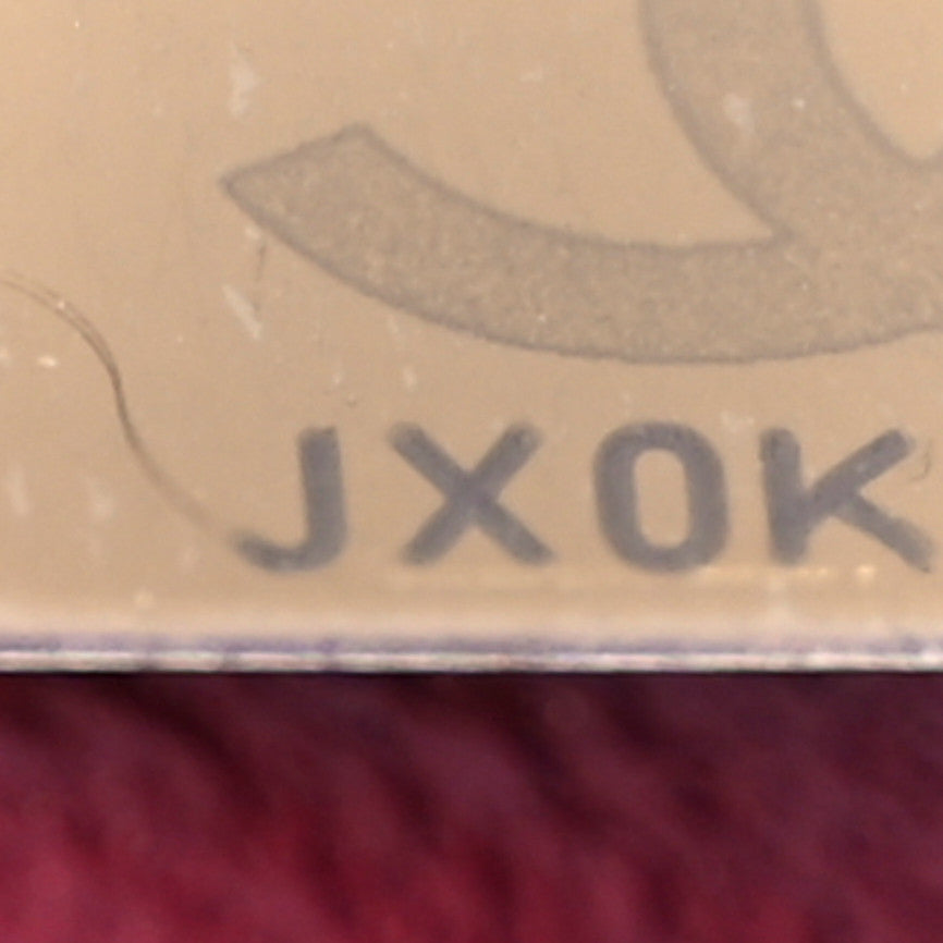 Tweed Shearling Quilted Large CC Flap Bag Red