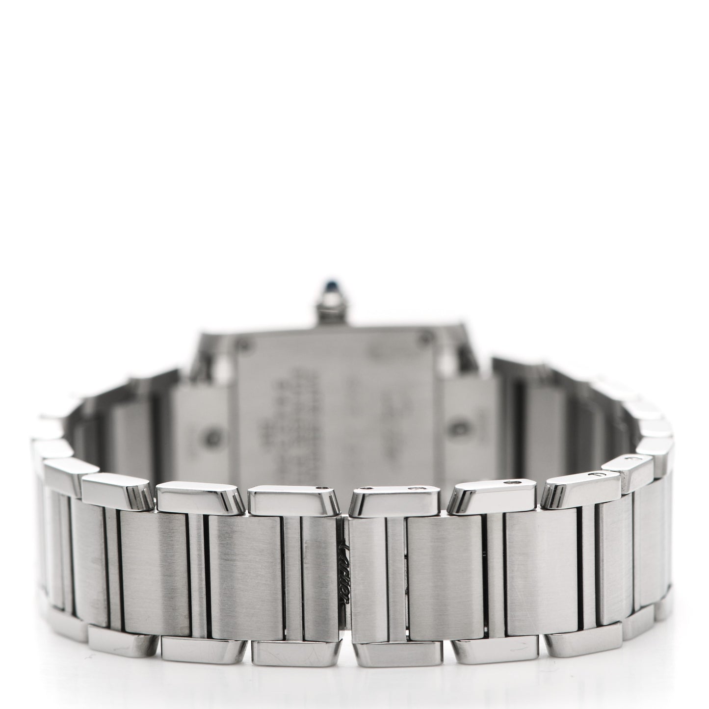 Stainless Steel 20mm Tank Francaise 160th Anniversary Quartz Watch