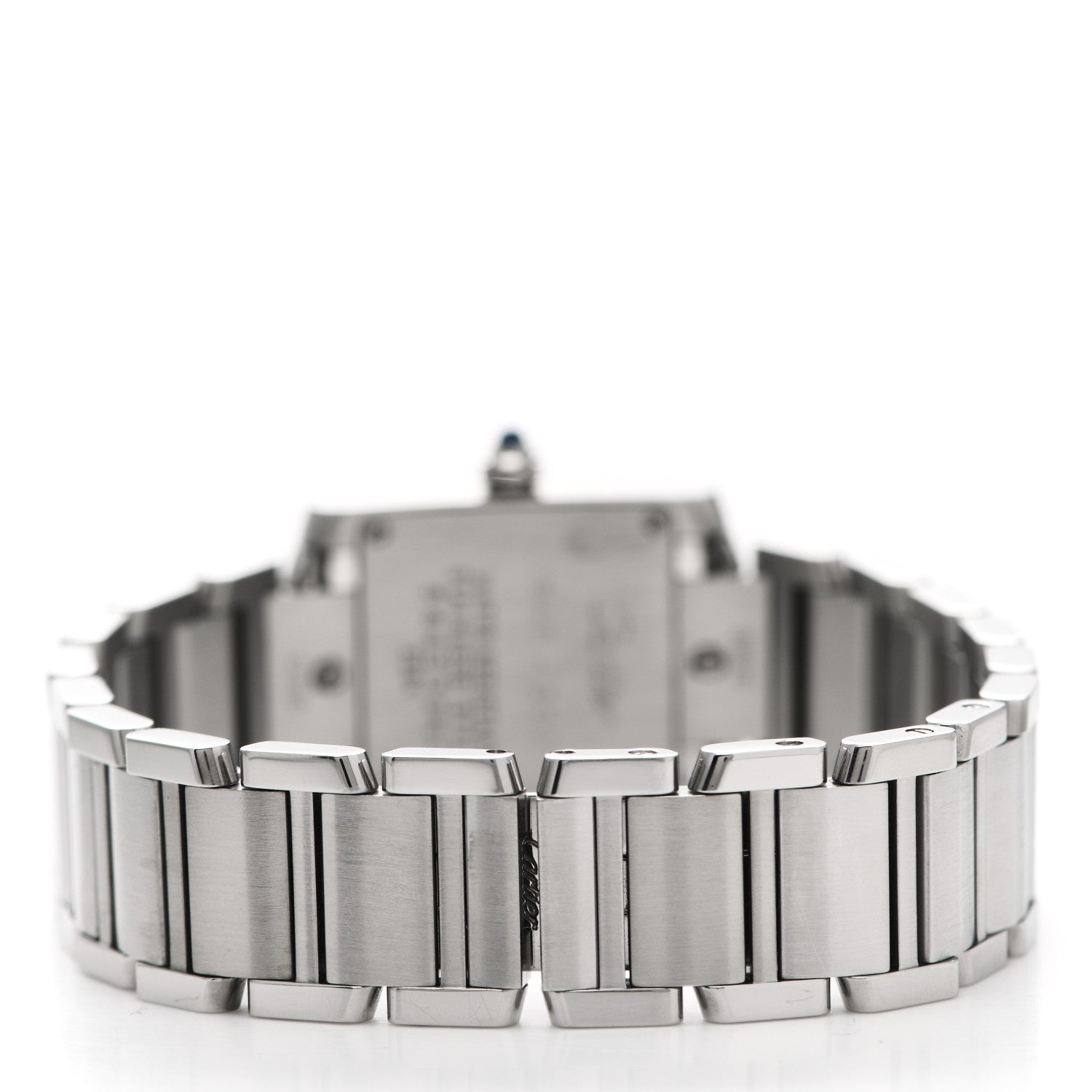 Cartier Stainless Steel 20mm Tank Francaise 160th Anniversary Quartz Watch 3 of 5