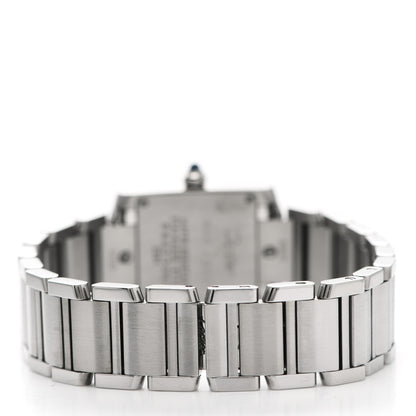 Cartier Stainless Steel 20mm Tank Francaise 160th Anniversary Quartz Watch 3 of 5