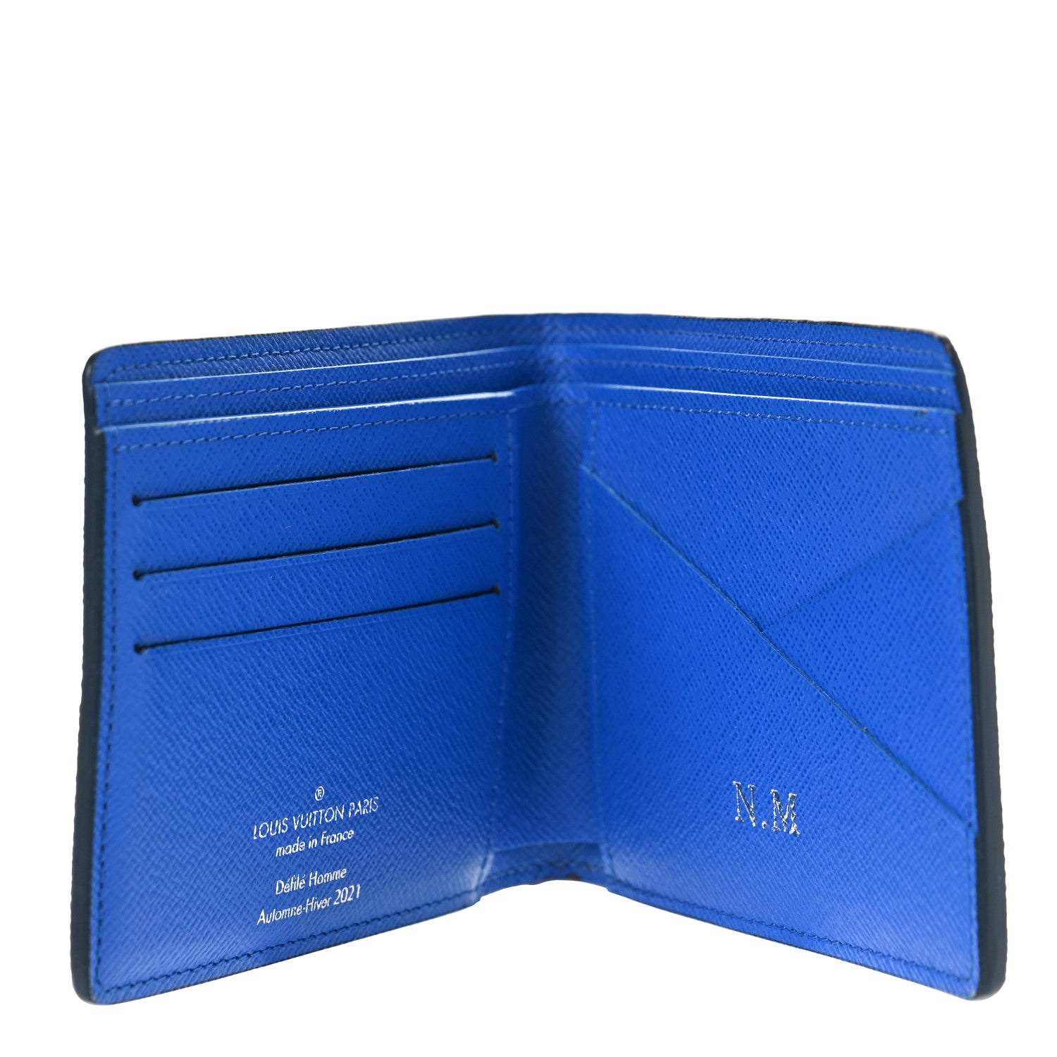 Louis Vuitton Vintage Monogram Everyday LV Multiple Wallet Blue 5 of 10
