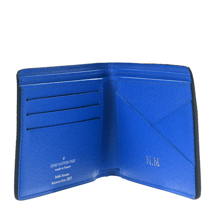 Louis Vuitton Vintage Monogram Everyday LV Multiple Wallet Blue 5 of 10