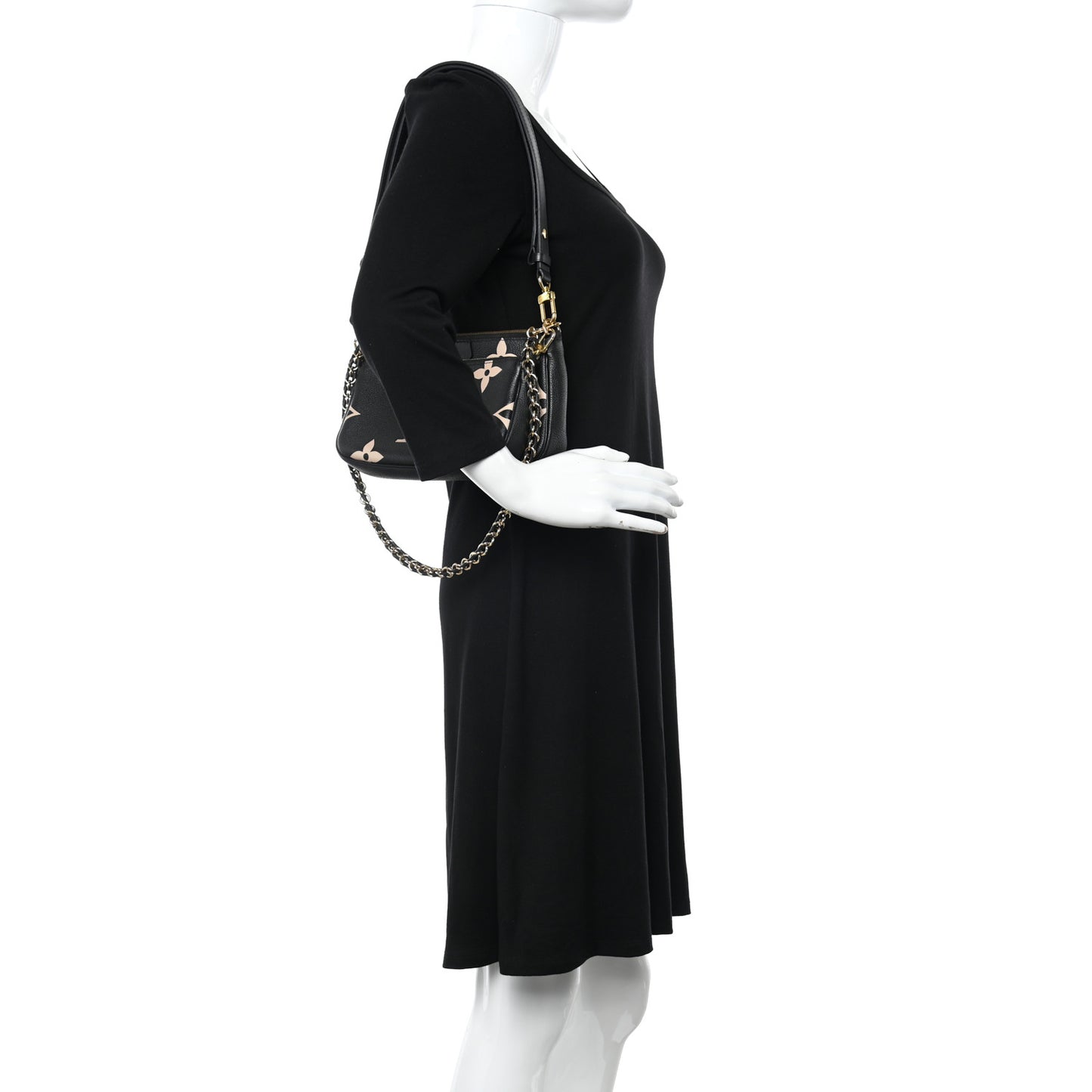Empreinte Monogram Giant Multi Pochette Accessories Black Beige