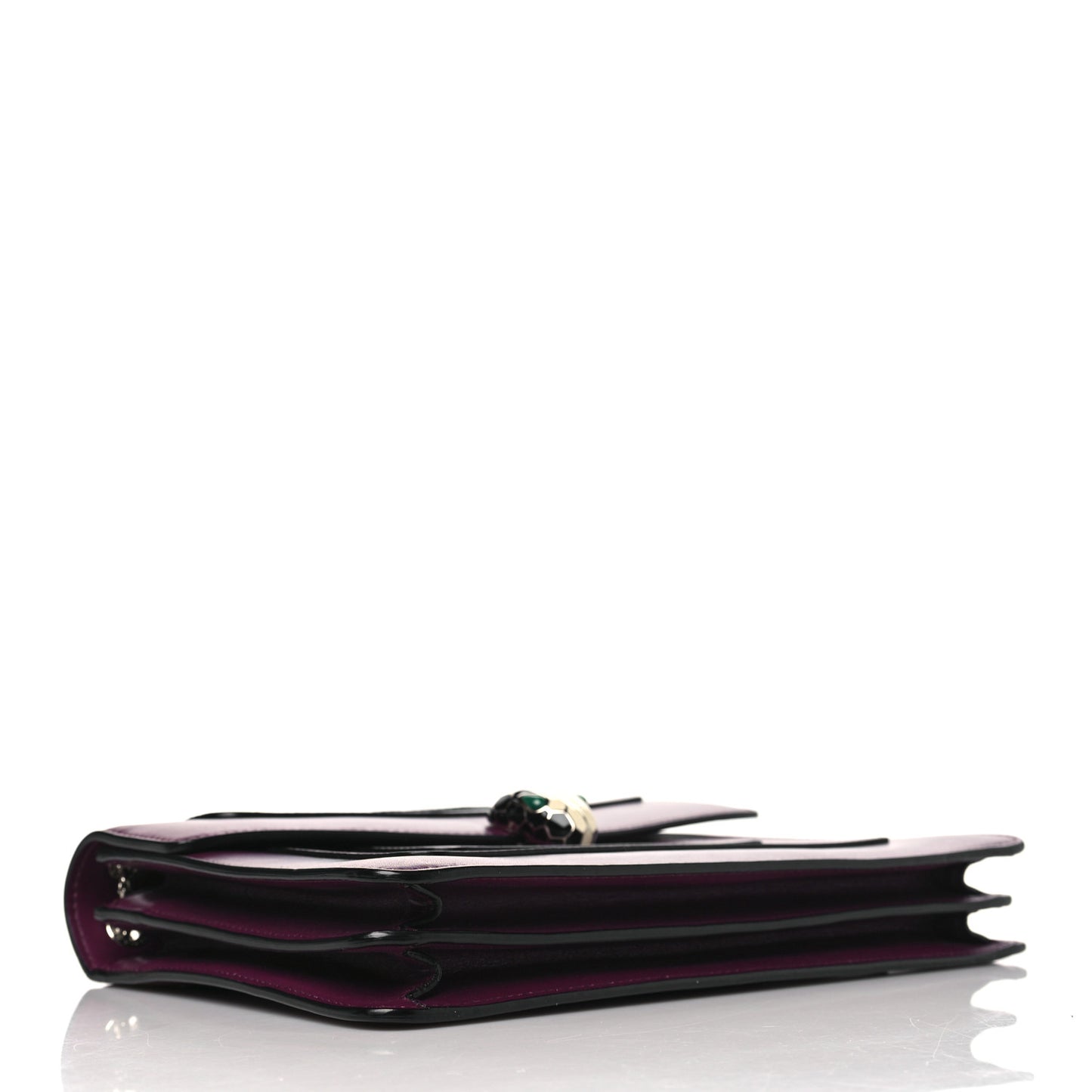 Calfskin Serpenti Forever Shoulder Bag Plum