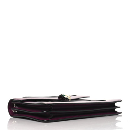 Bulgari Calfskin Serpenti Forever Shoulder Bag Plum 4 of 8