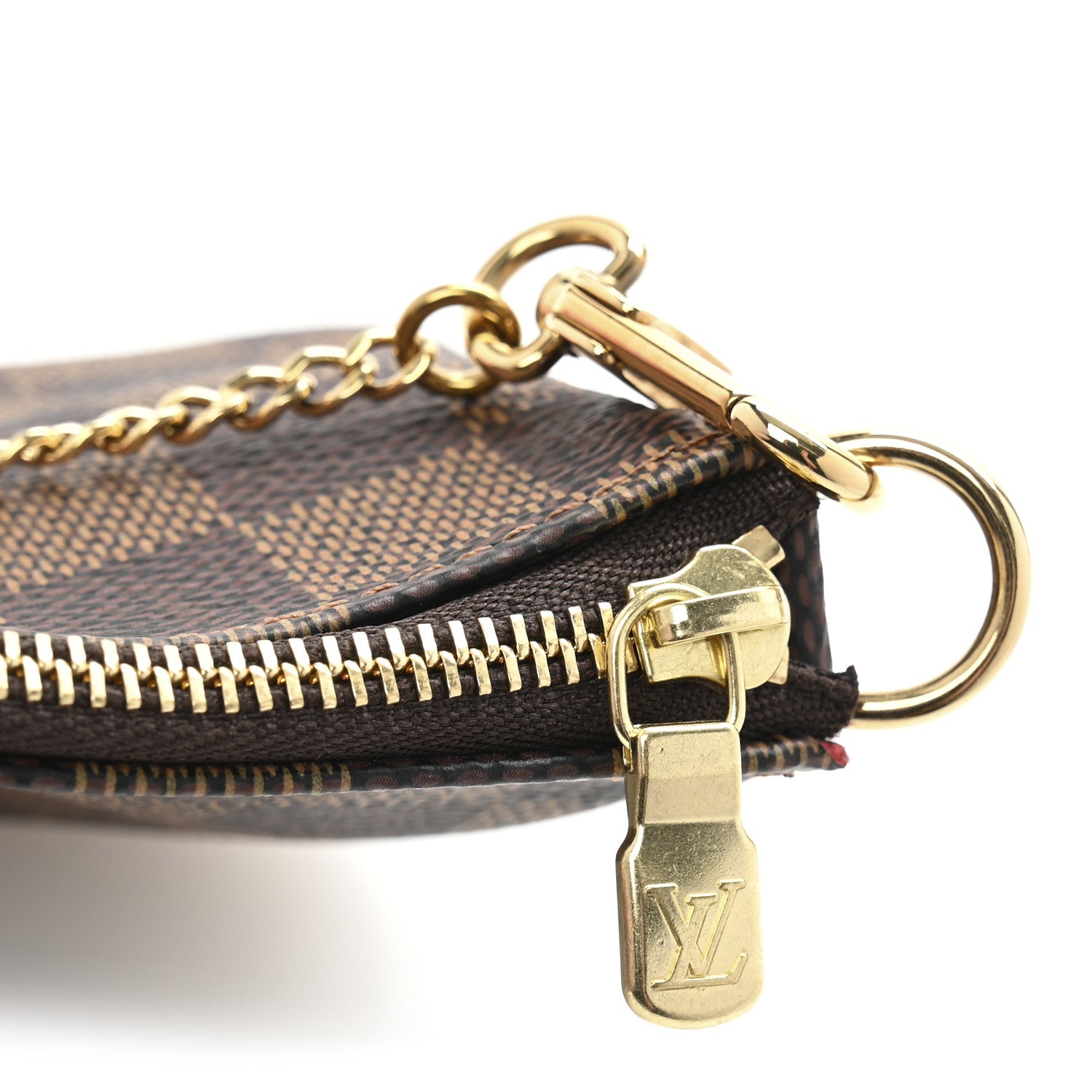 Louis Vuitton Damier Ebene Mini Pochette Accessories 8 of 8