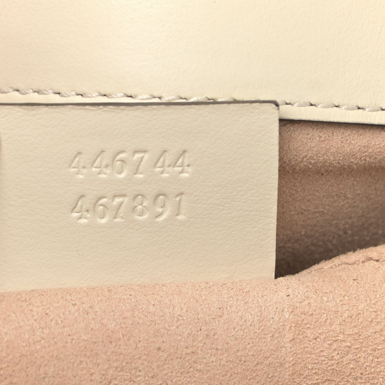 Gucci Calfskin Matelasse Mini GG Marmont Shoulder Bag White 6 of 11